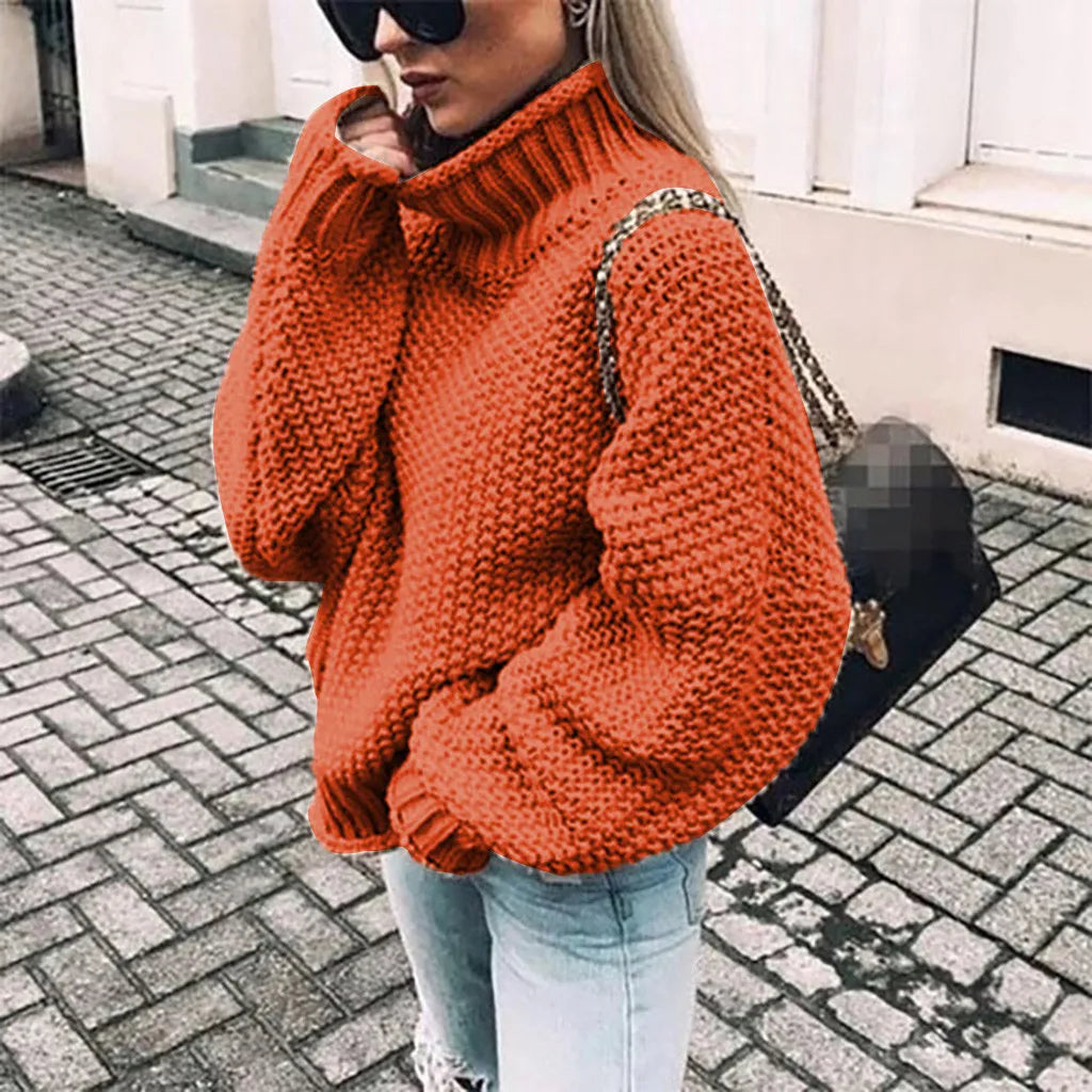 Esmee™ | Chunky Knit Turtleneck Sweater