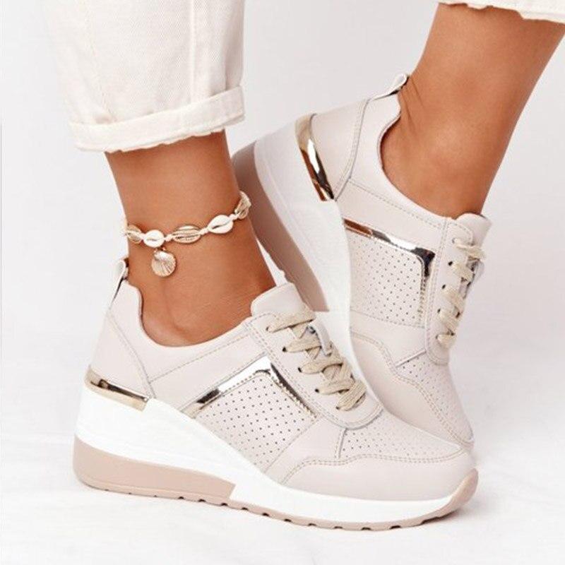 Ariana™ – Chic Wedge Sneakers